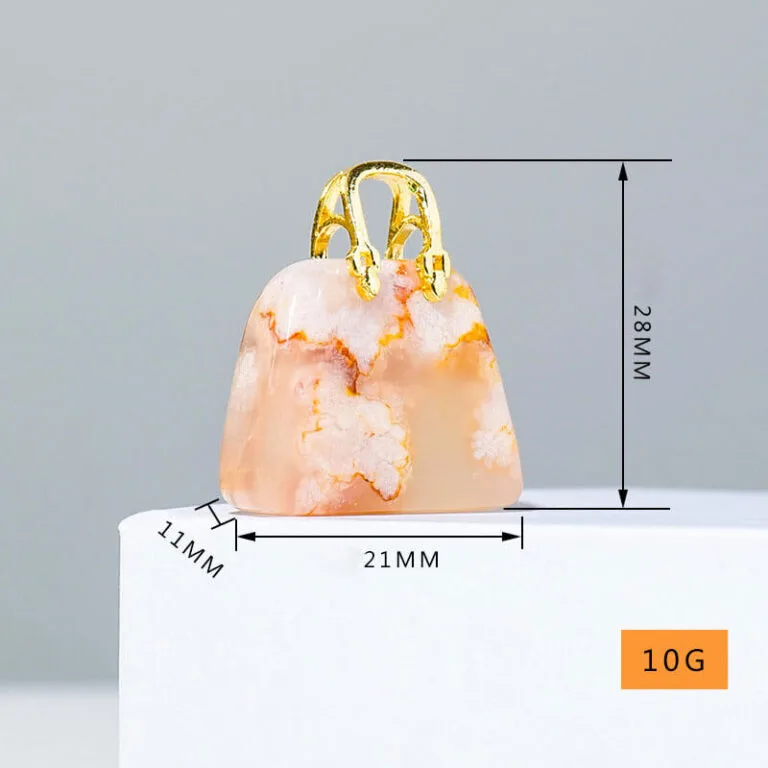 8 Pcs Delicate Crystal Carvings Ladies Bags Wholesale