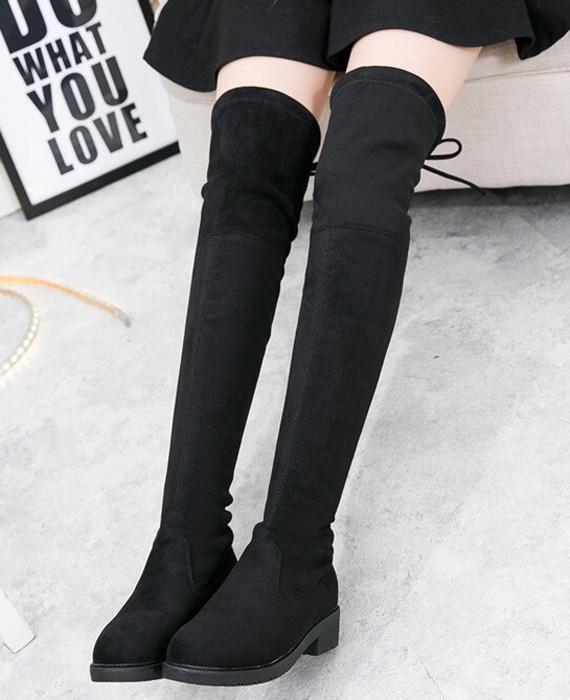 Black Over the Knee Boots