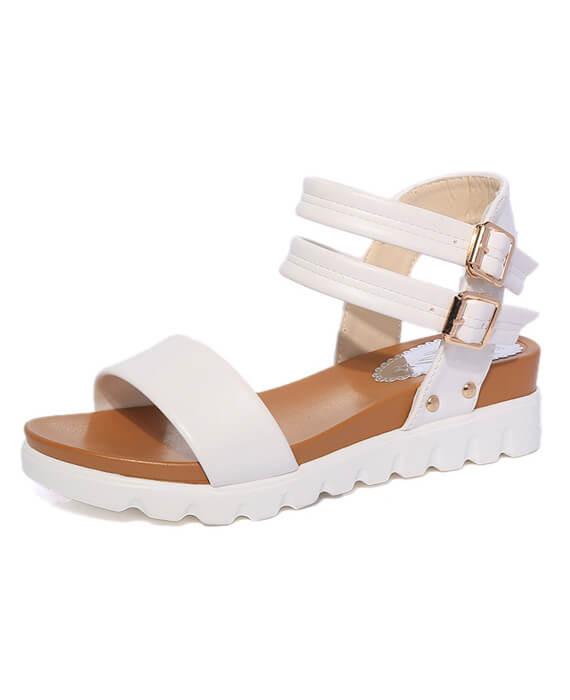 Casual buckle Summer Flats Sandals Shoes
