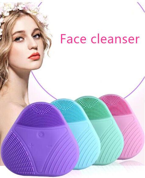 Ultrasonic Silicone Electric Facial Cleanser