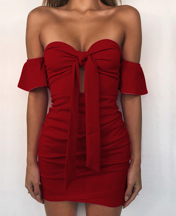 Off the Shoulder Bodycon Dress