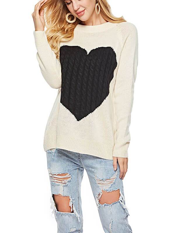 Casual Knit Sweaters Womens