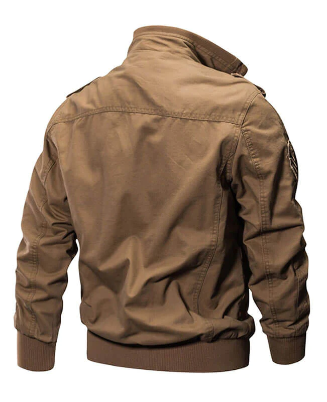 Washed Cotton Military Tactical Jacket