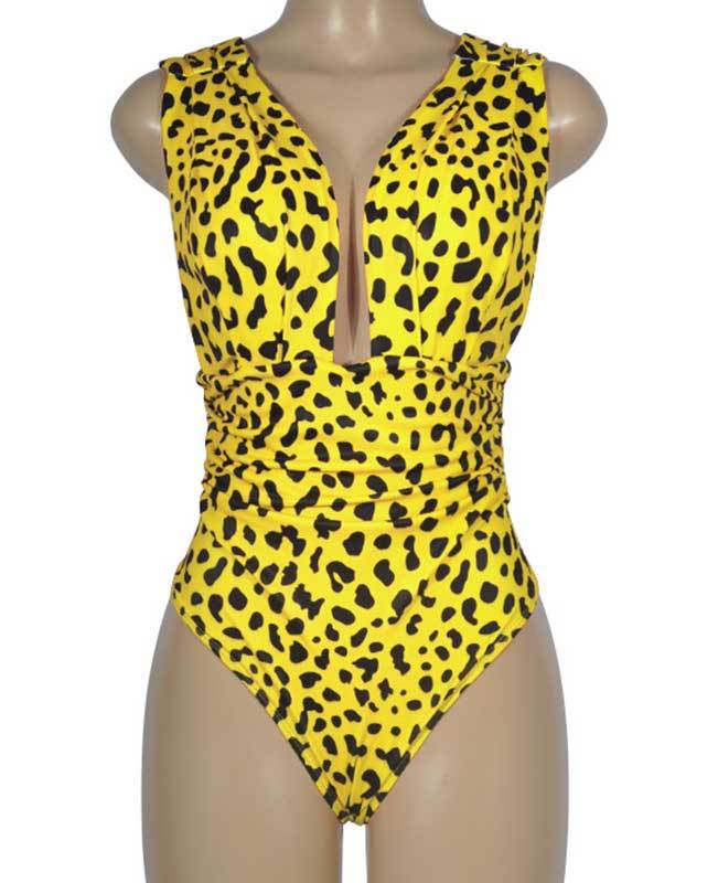 Leopard Sexy One Piece Swimsuits-8