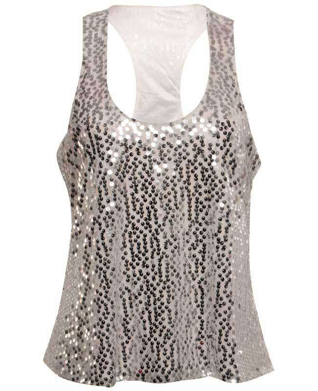 Sexy Shining Sequins Tank Tops-10