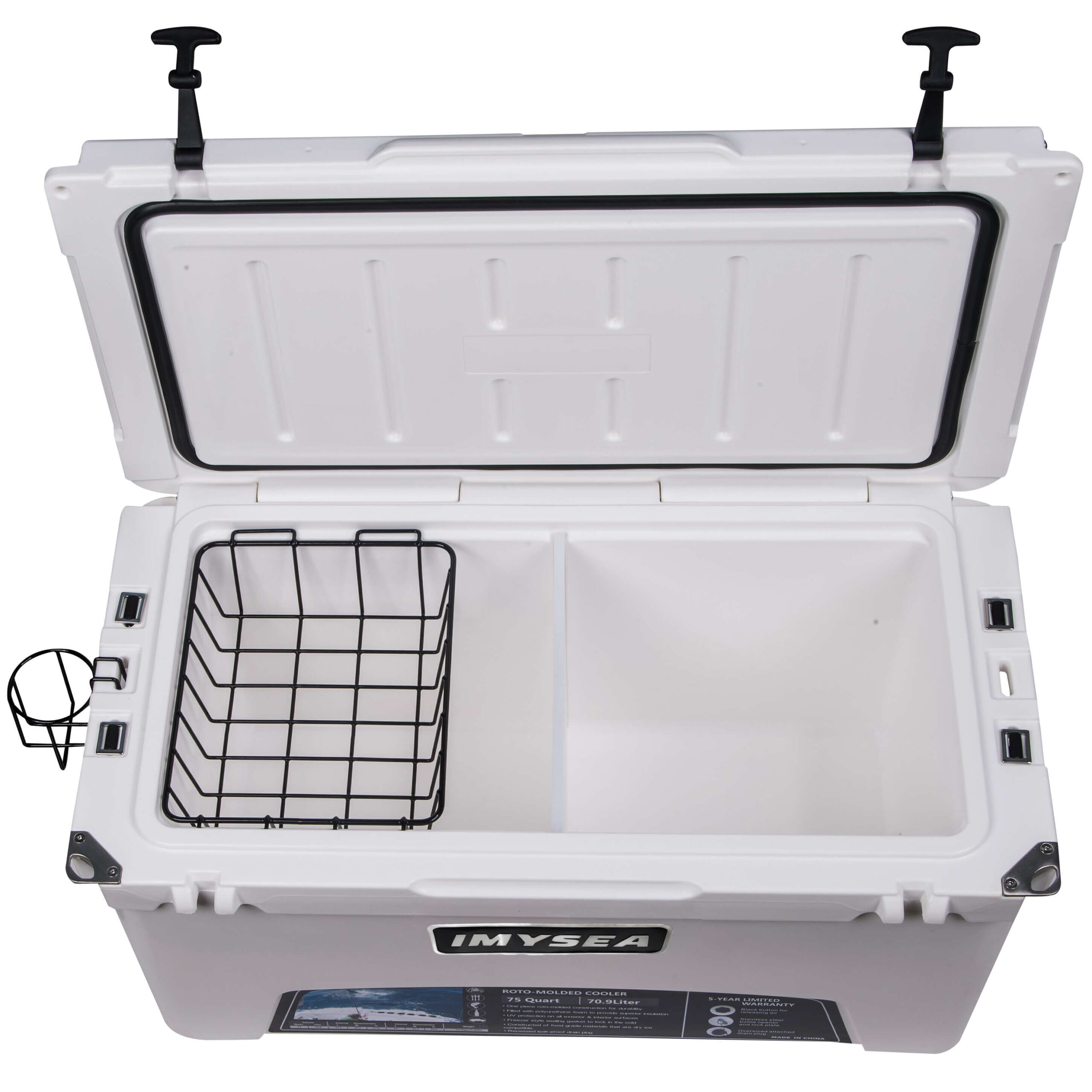 75 Quart Rotomolded Ice Chest Cooler with Handle (3)