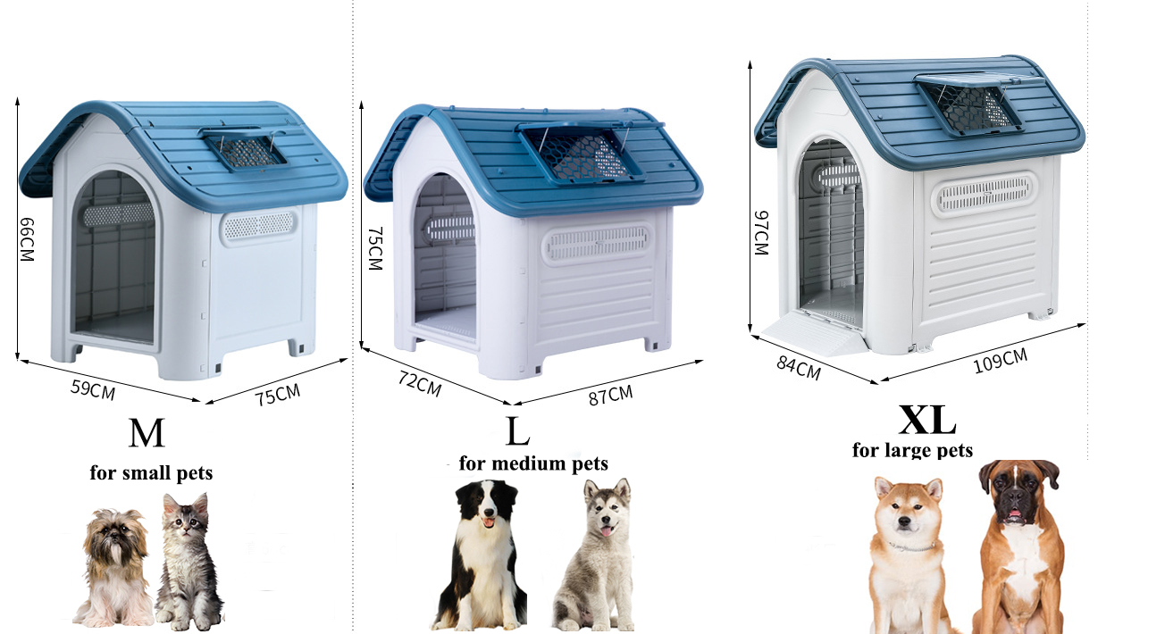 Durable Large Dog House Insulated Dog House with Air Vent 2