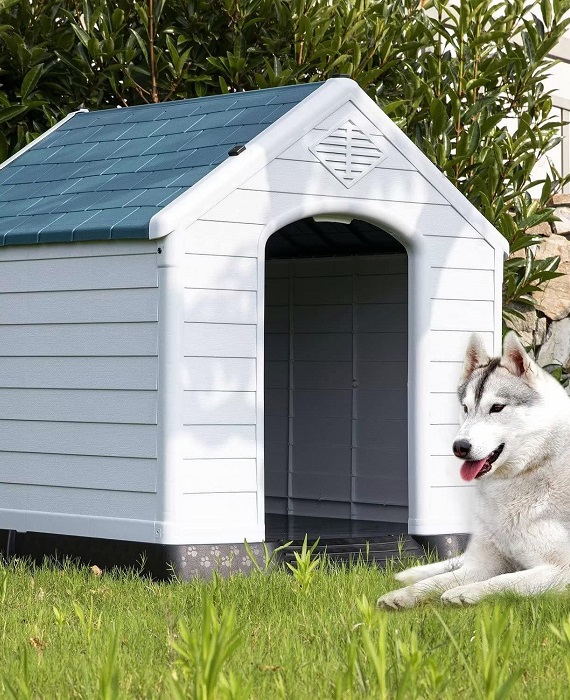 Large Plastic Outdoor Dog House Indoor Puppy House 19