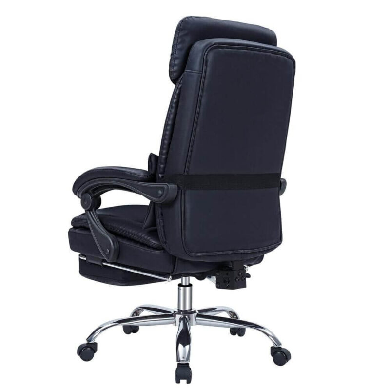 Office Chair with Lumbar Support and Footrest 15