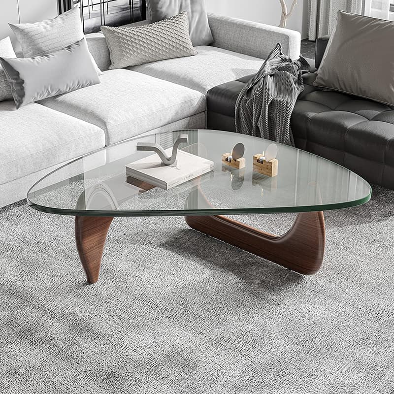 Triangle Glass Coffee Table 11