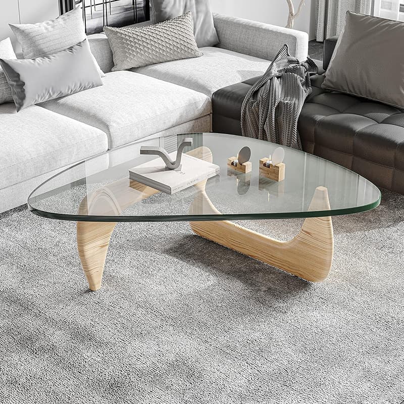 Triangle Glass Coffee Table 12