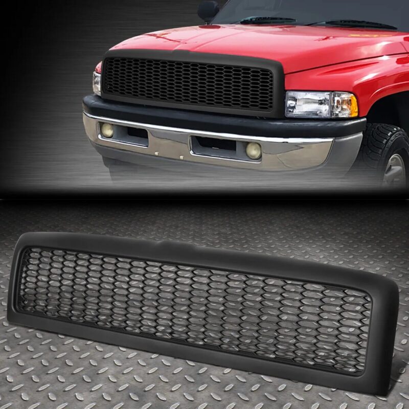 Mesh Grill for 1994-2002 Ram1500-3500 Black 2001 Dodge Ram Grill