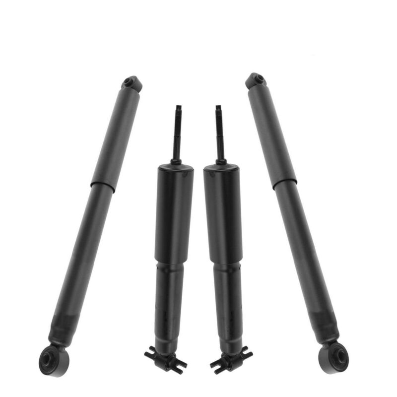Absorber Front & Rear Kit 4pc for 1999-2005 GMC Sierra 1500 2WD Shocks-BLACK