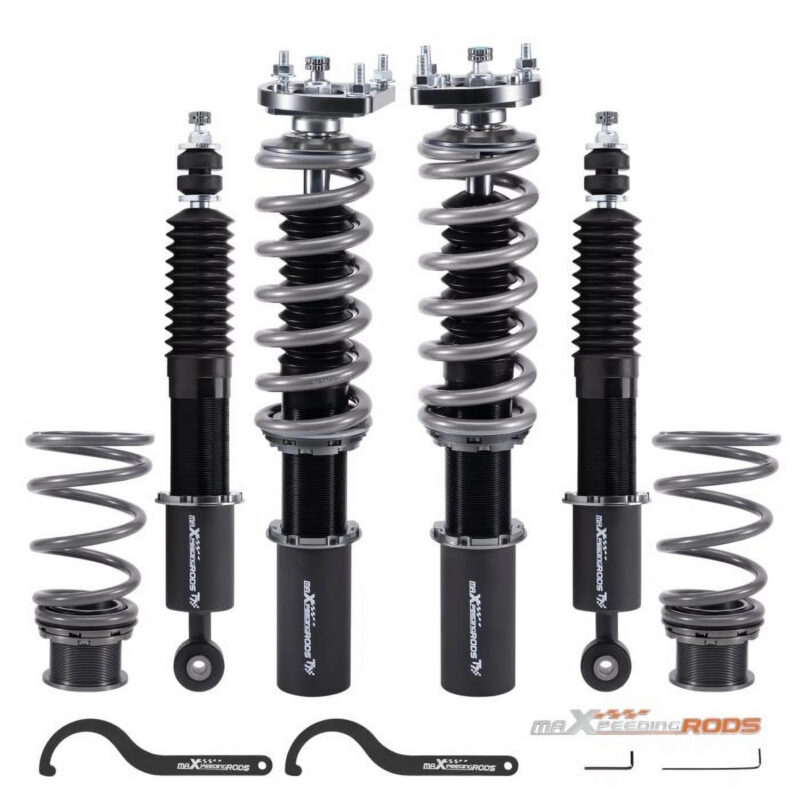 24 Click Damper Adjustable Coilover Kit for 99-04 Ford Mustang Shocks and Struts