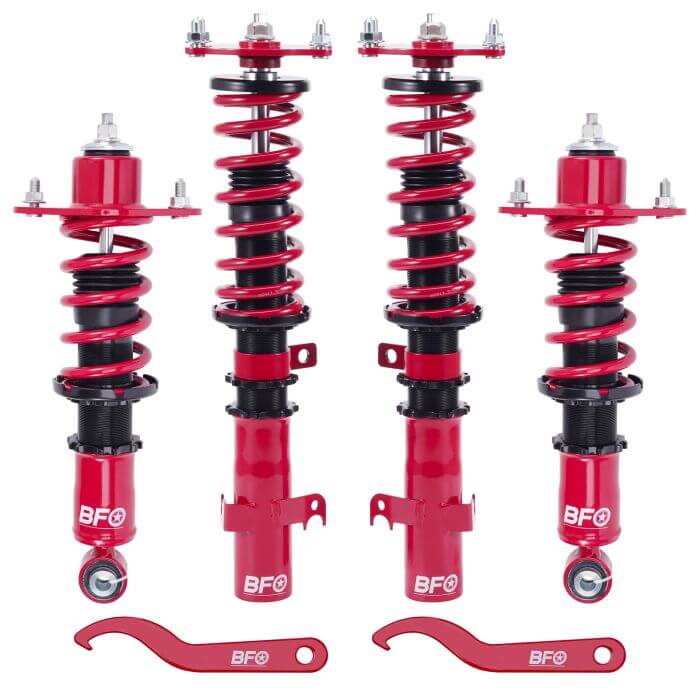 Adjustable Coilovers For 2007-2011 Honda CRV Struts - pink