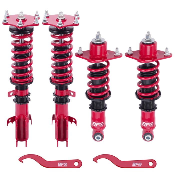 Adjustable Coilovers For 2007-2011 Honda CRV Struts - pink