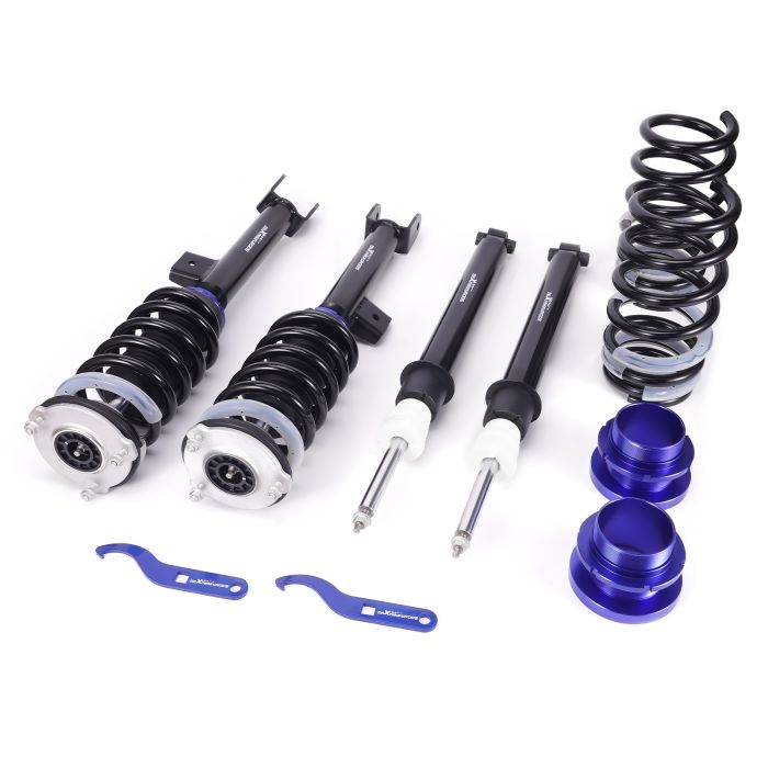 Front Rear Absorbers Struts Assembly Coilovers For Tesla Model Y Shocks RWD 2017-blue