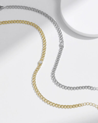 Vaihtoehtoinen näkymä 0.1 Karat Moissanite Bracelets with 14K Gold Plated:stä