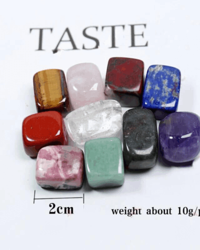 10Pcs Healing Stone Box Gift Decoration