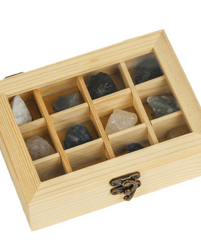 12Pcs Storage Box for Crystals and Stones Gift Box