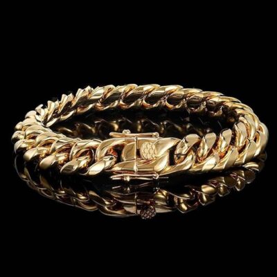18MM 18K Gold Plated Miami Cuban Link Dragon Wholesale Head Buckle (2)