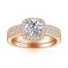 2 Carat Square Moissanite Stackable Ring Bulk