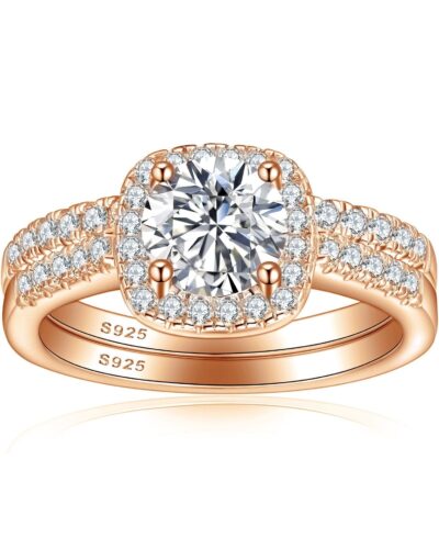 2 Carat Square Moissanite Stackable Ring Bulk