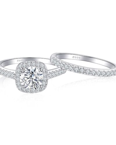 2 Carat Square Moissanite Stackable Ring Bulk