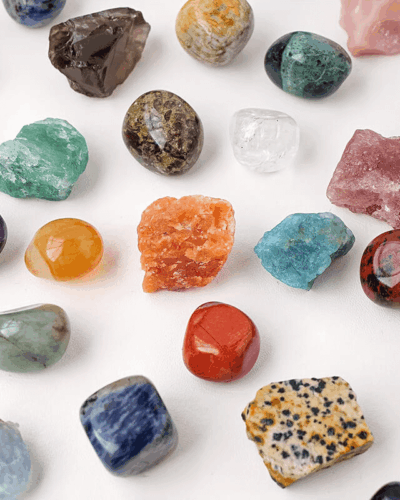 24Pcs Natural Crystal Grid Kit for Children Adult Bulk