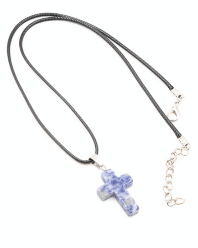 2cm Large Crystal Cross Necklace Unisex Wholesale