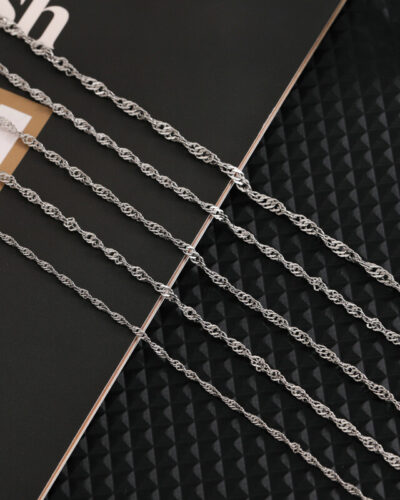 Alternativní pohled na 2mm 925 Sterling Silver Rope Chain Necklace