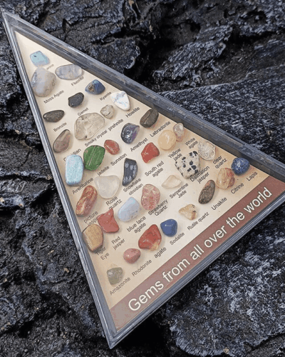 36Pcs Crystal Subscription Box Gift for Healing Bulk