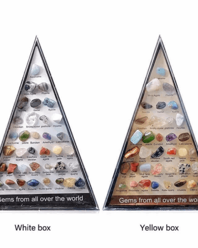 36Pcs Crystal Subscription Box Gift for Healing Bulk