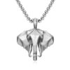 3D Simple Men's Elephant Necklace Chain Wholesale (3)