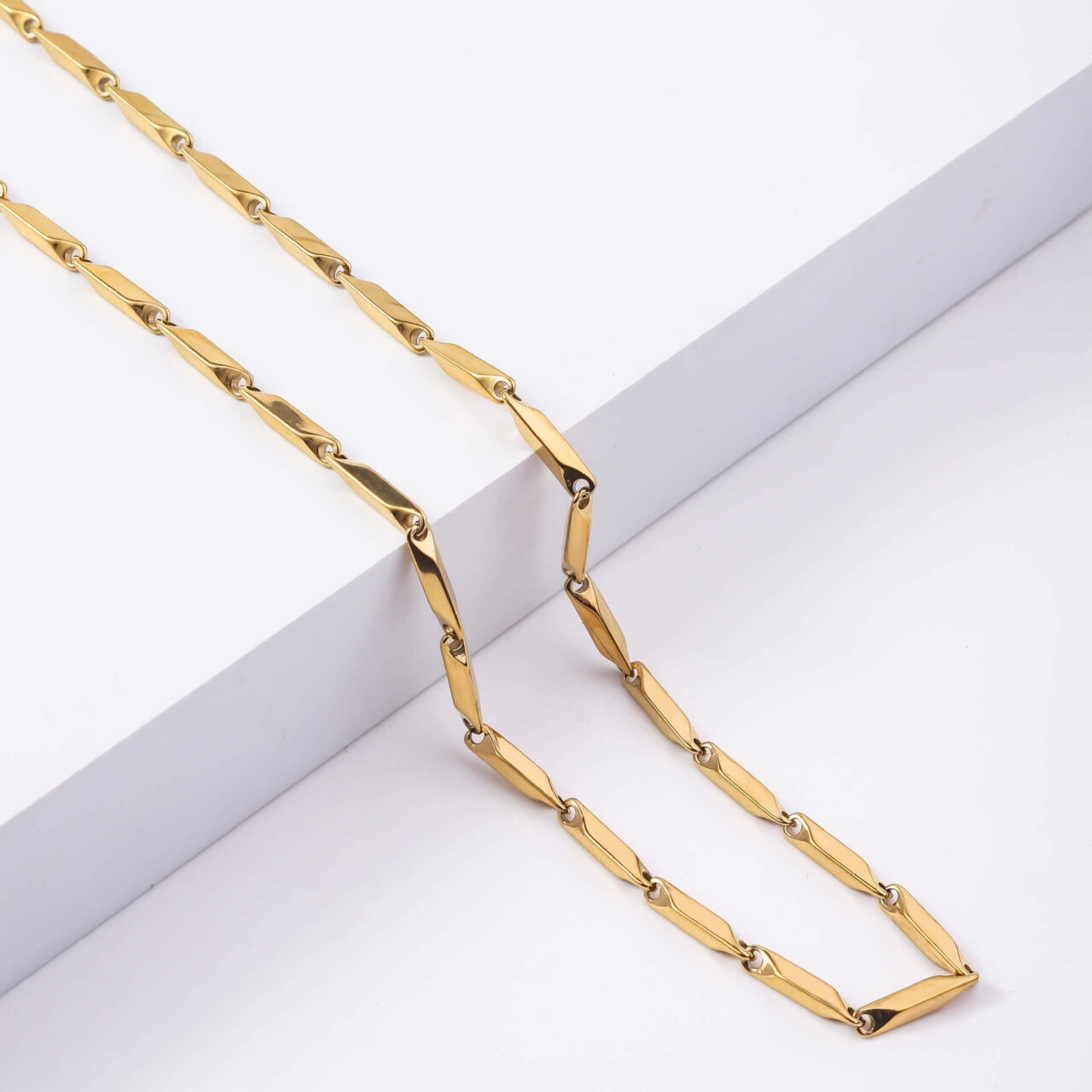 Alternative view of 3MM Stainless Steel Chain Wholesale Melon Seed Chain Women Men