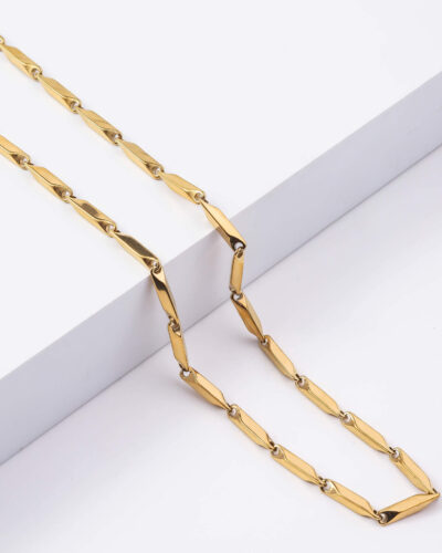 Vue alternative de 3MM Stainless Steel Chain Wholesale Melon Seed Chain Women Men 