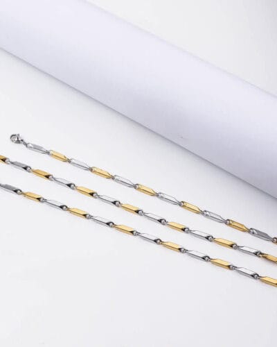 3MM Stainless Steel Chain Wholesale Melon Seed Chain Women Men 4