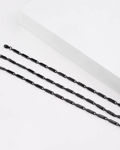 3MM Stainless Steel Chain Wholesale Melon Seed Chain Women Men 5