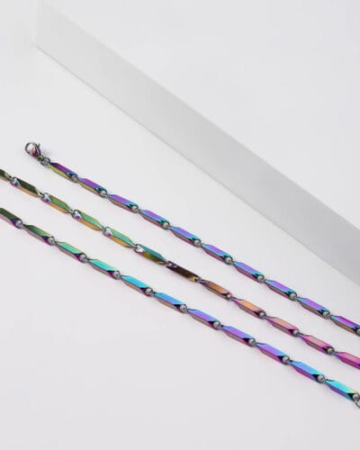 3MM Stainless Steel Chain Wholesale Melon Seed Chain Women Men 6
