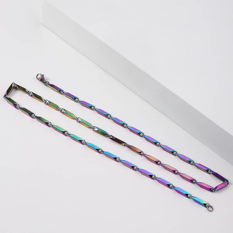 3MM Stainless Steel Chain Wholesale Melon Seed Chain Women Men 6