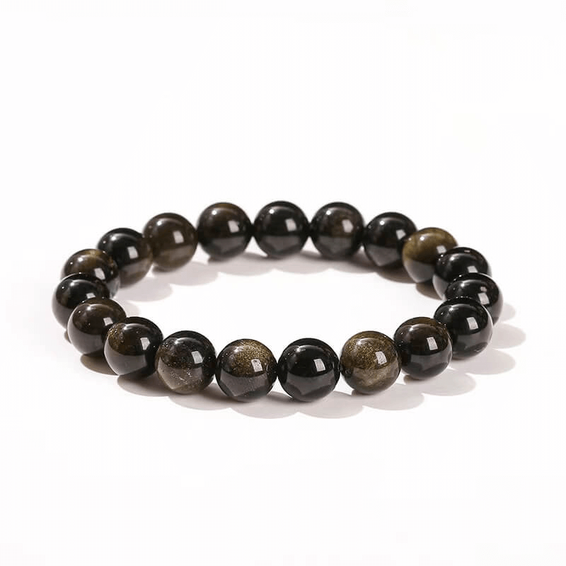 5A Grade Golden Obsidian Crystal Bracelet Unisex Wholesale