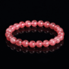 6~8MM Pink Strawberry Quartz Bracelet Healing Beaded Bracelet Wholesale