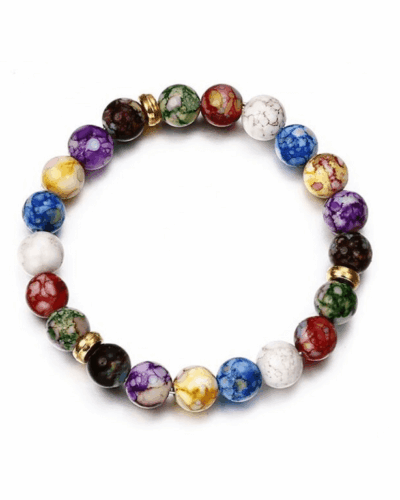 7 Chakra Crystal Bracelets Bulk for Meditation Energy