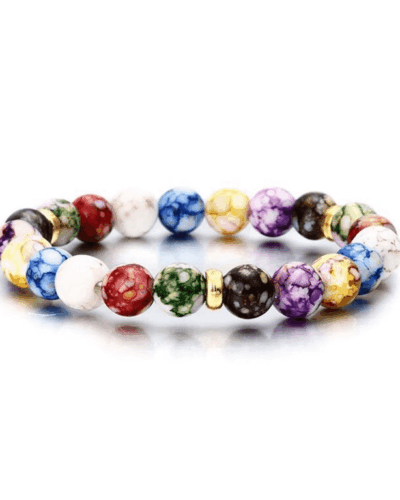 7 Chakra Crystal Bracelets Bulk for Meditation Energy