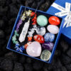 7 Chakra Portable Crystal box Meditation Stone (5)