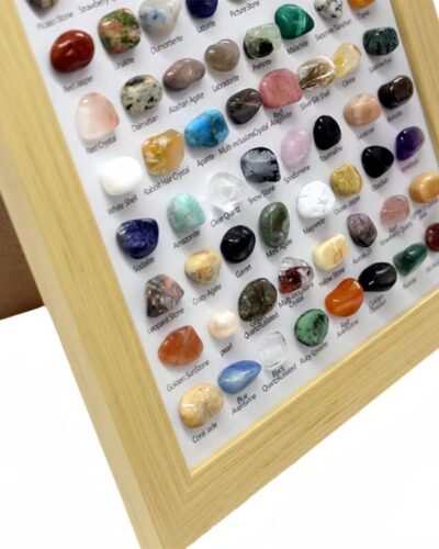 80Pcs Crystal Specimen Box Set for Decoration Bulk