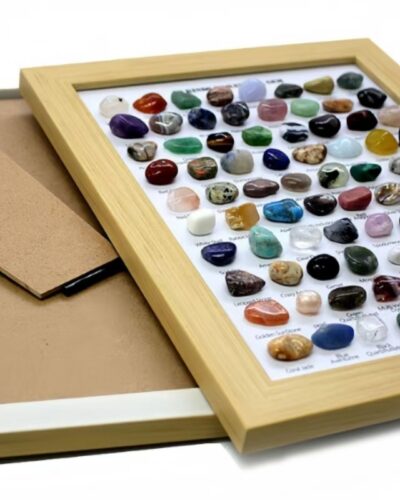 80Pcs Crystal Specimen Box Set for Decoration