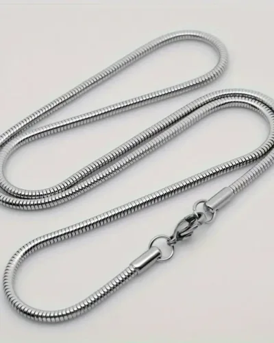 8pcs Stainless Steel Necklaces Set Chain for Men 2