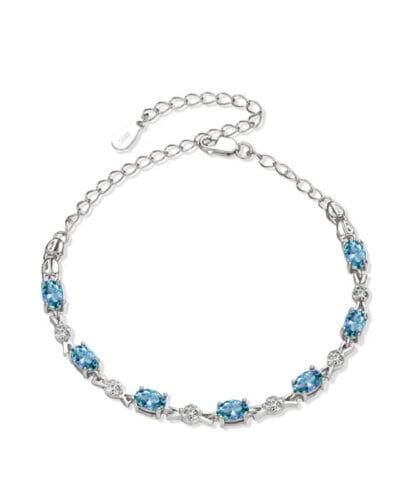 925 Sterling Silver Amethyst Bracelet Gift for Her 7