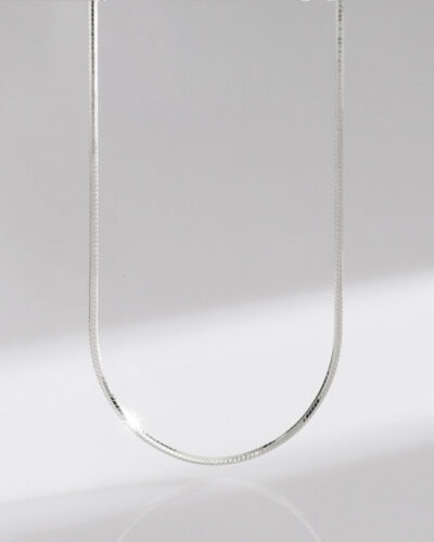 925 Sterling Silver Heart Link Chain Wave Chain Wholesale snake chain